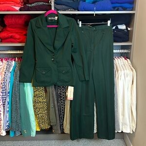 Vintage Directions green suit size 12 (today’s size 2) NWT